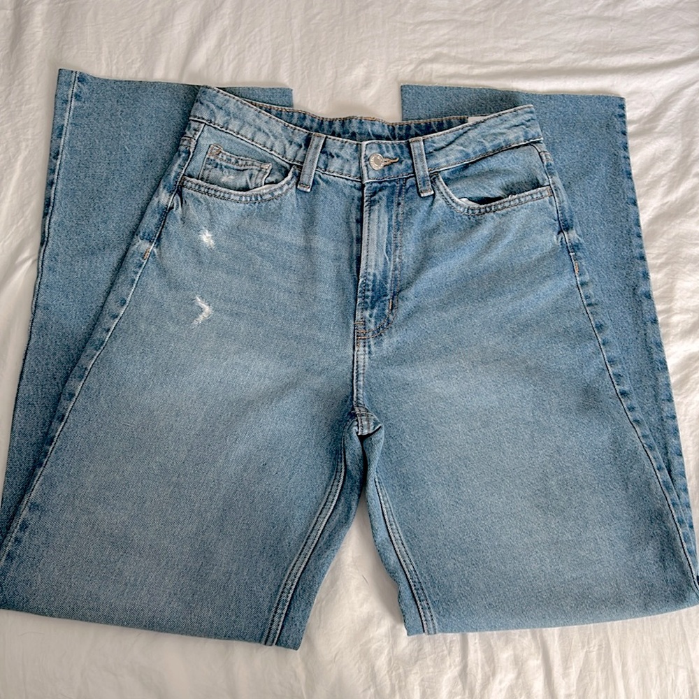 H&M wide leg jeans